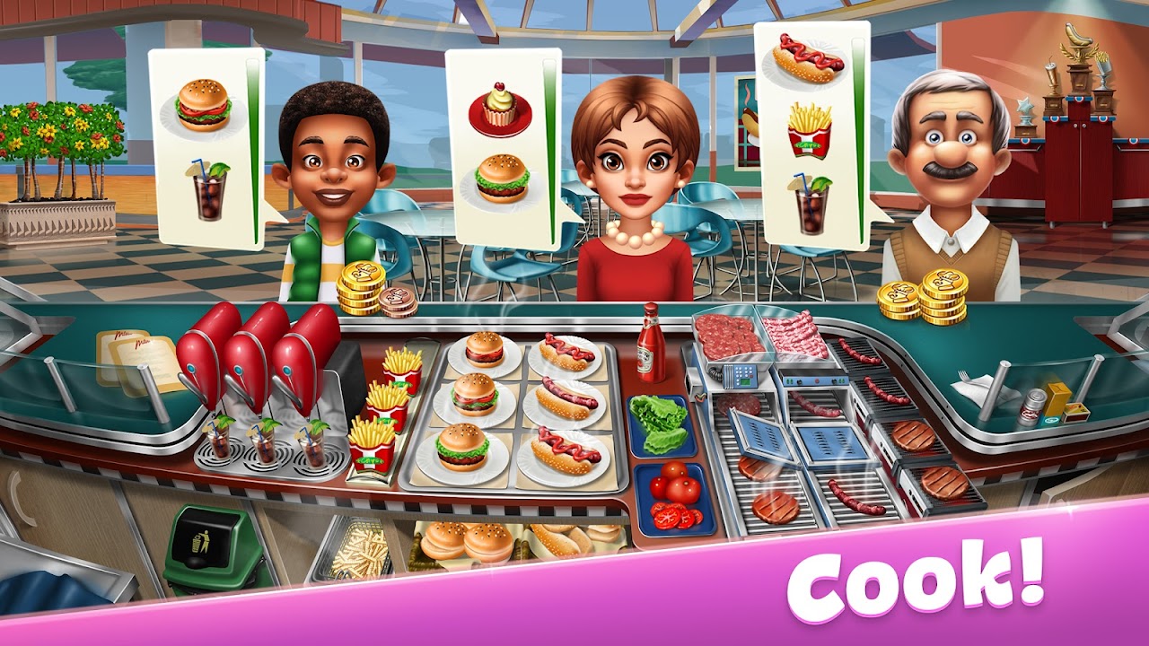 Cooking Fever: Restaurant Game скачать бесплатно Казуальные на Android из  каталога RuStore от Nordcurrent