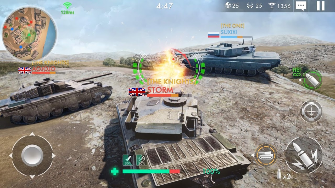 Tank Warfare: PvP Blitz Game скачать бесплатно Стратегии на Android из  каталога RuStore от Click.18 Mobile