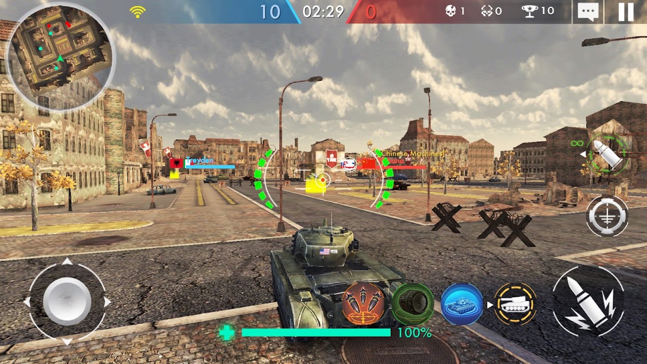 Tank Warfare: PvP Blitz Game скачать бесплатно Стратегии на Android из  каталога RuStore от Click.18 Mobile