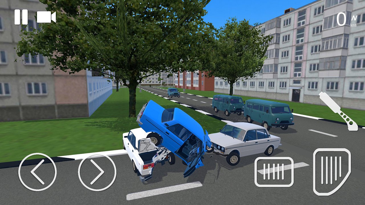 Russian Car Crash Simulator скачать бесплатно Симуляторы на Android из  каталога RuStore от Aptoide