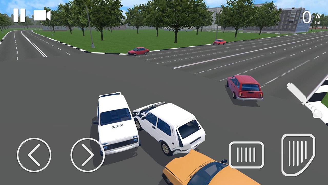 Russian Car Crash Simulator скачать бесплатно Симуляторы на Android из  каталога RuStore от Aptoide