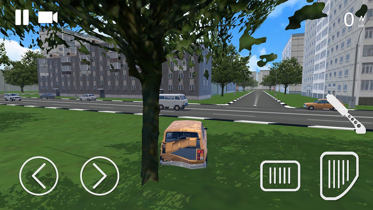 Russian Car Crash Simulator скачать бесплатно Симуляторы на Android из  каталога RuStore от Aptoide