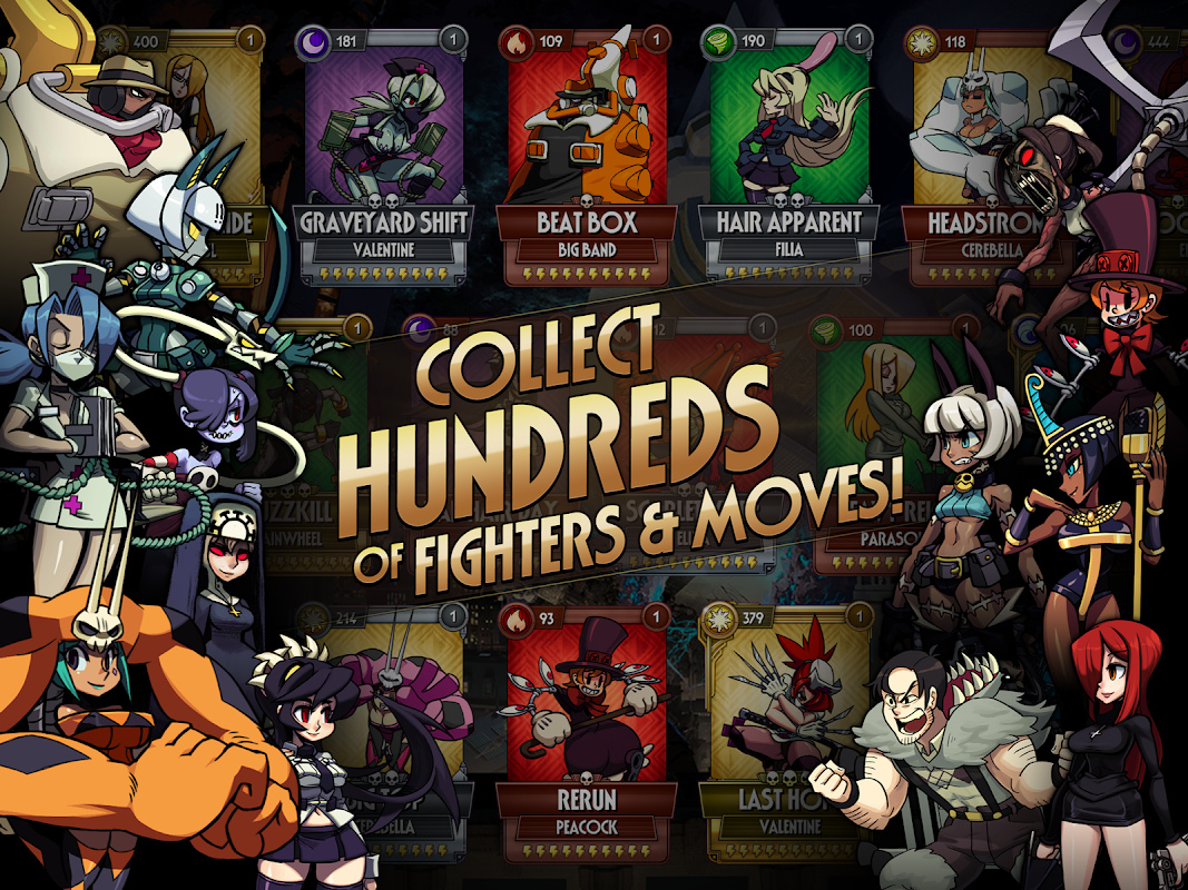 Skullgirls скачать бесплатно Экшен на Android из каталога RuStore от Autumn  Games, LLC