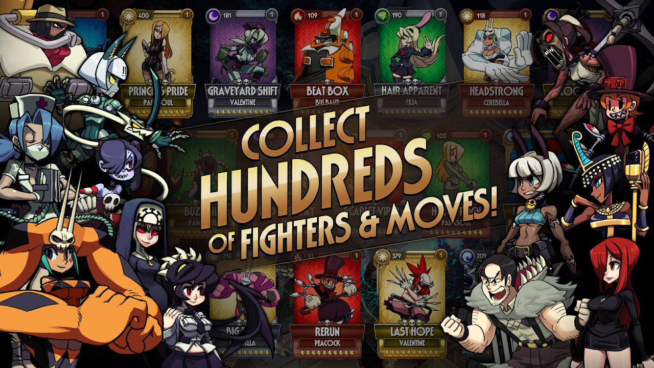 Skullgirls скачать бесплатно Экшен на Android из каталога RuStore от Autumn  Games, LLC