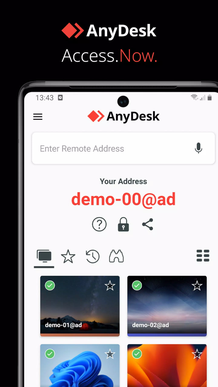 AnyDesk - удаленное управление скачать бесплатно Полезные инструменты на  Android из каталога RuStore от AnyDesk Software GmbH