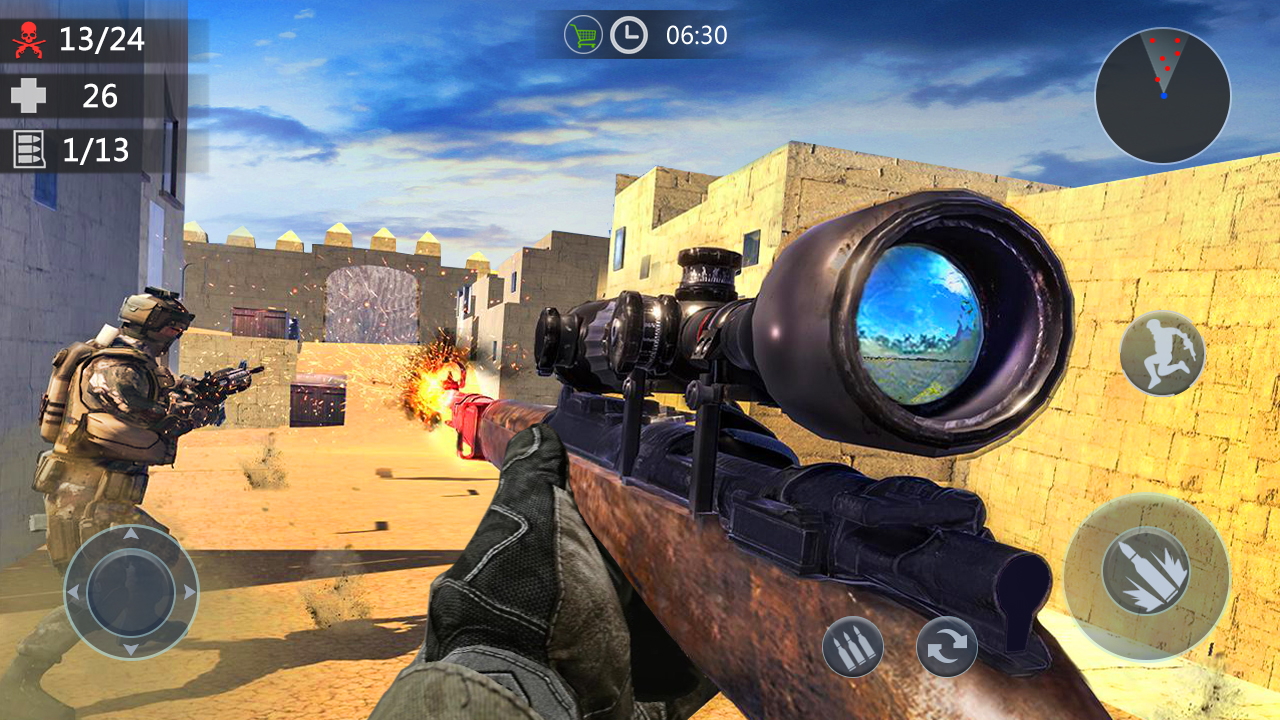 Gun Strike: Offline Shooter 3D скачать бесплатно Экшен на Android из  каталога RuStore от Fun Shooting Games - FPS