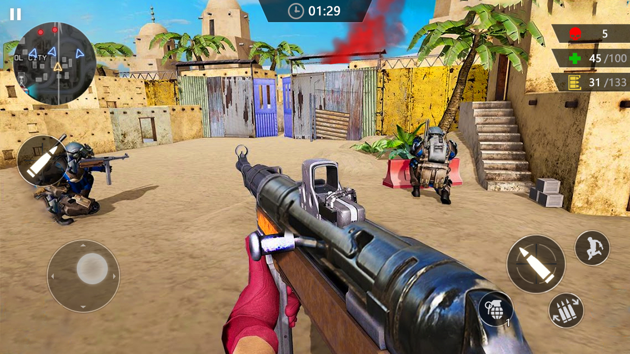 Gun Strike: Offline Shooter 3D скачать бесплатно Экшен на Android из  каталога RuStore от Fun Shooting Games - FPS