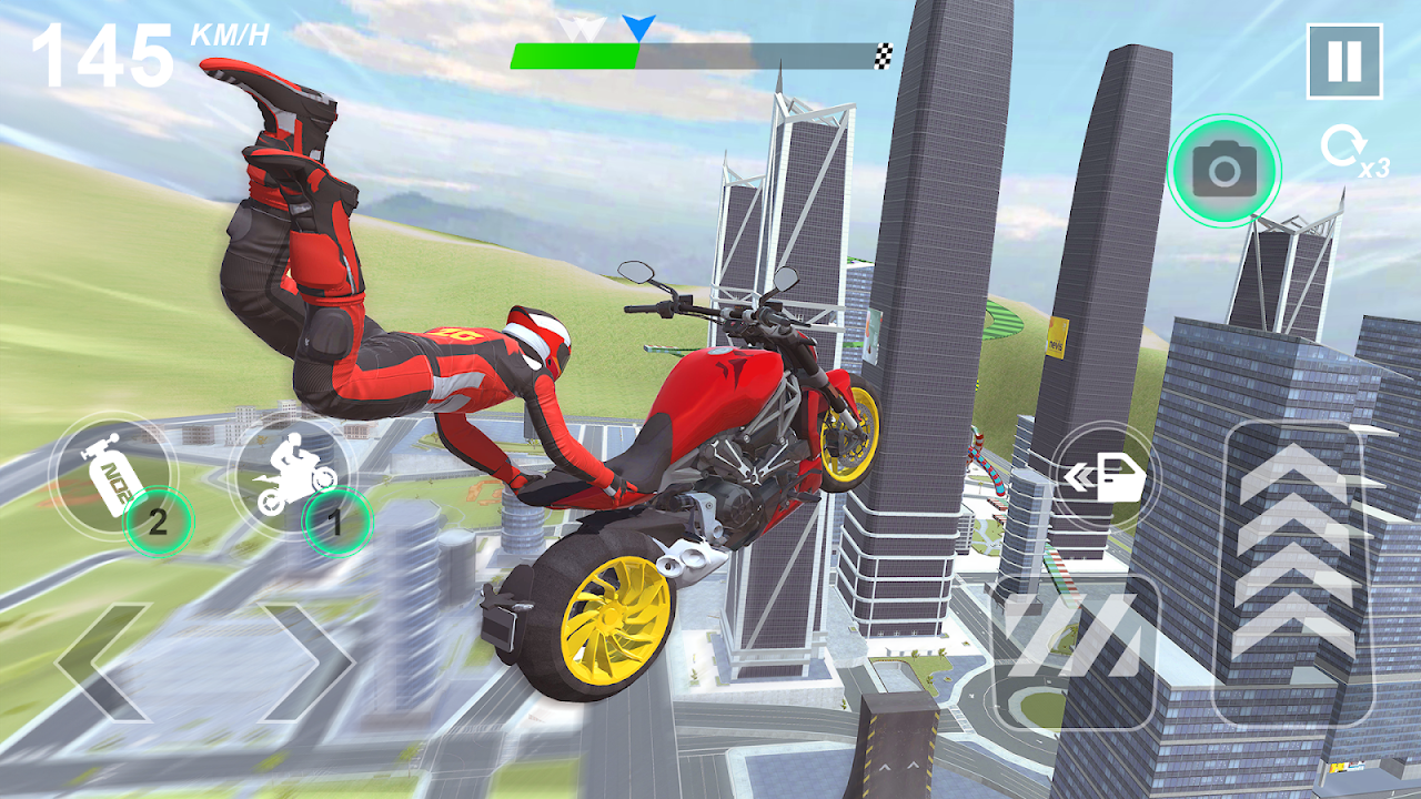 GT Moto Stunt 3D скачать бесплатно Симуляторы на Android из каталога  RuStore от Zego Global Publishing