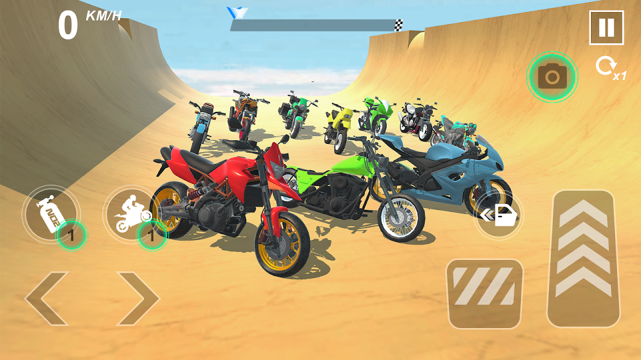 GT Moto Stunt 3D скачать бесплатно Симуляторы на Android из каталога  RuStore от Zego Global Publishing