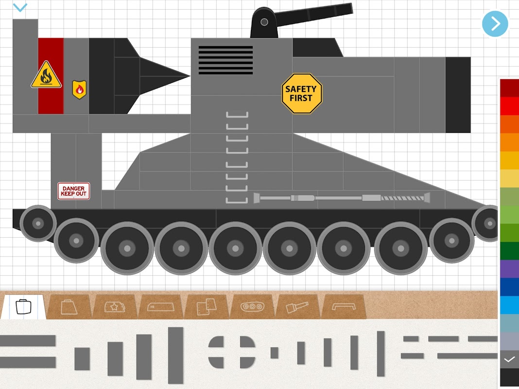 Labo Tank-Military Cars & Kids скачать бесплатно Казуальные на Android из  каталога RuStore от Labo Lado Co., Ltd.