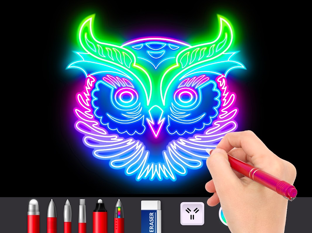 Doodle Master - Glow Art скачать бесплатно Детские на Android из каталога  RuStore от Draw apps for free