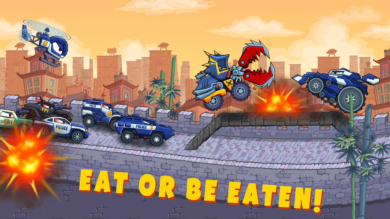 Car Eats Car 3 - Evil Cars скачать бесплатно Гоночные на Android из  каталога RuStore от SMOKOKO GAMES