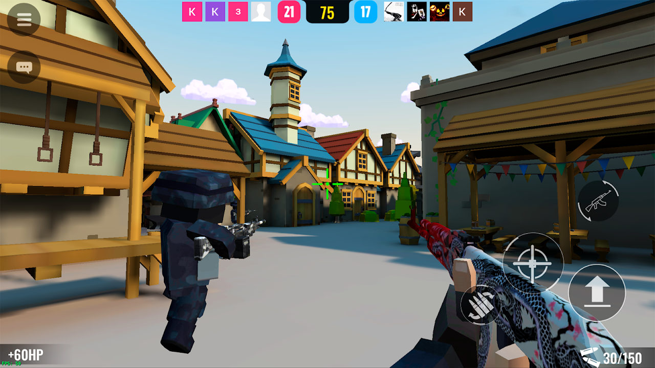 BLOCKFIELD - 5v5 shooter скачать бесплатно Экшен на Android из каталога  RuStore от GAMES OVERflow