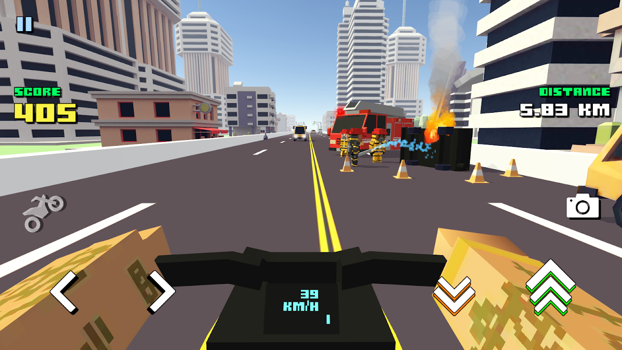 Blocky Moto Racing 🏁 скачать бесплатно Гоночные на Android из каталога  RuStore от mobadu