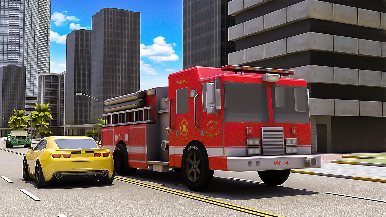 Robot Fire Fighter Rescue Truck скачать бесплатно Стратегии на Android из  каталога RuStore от Robot Life Games