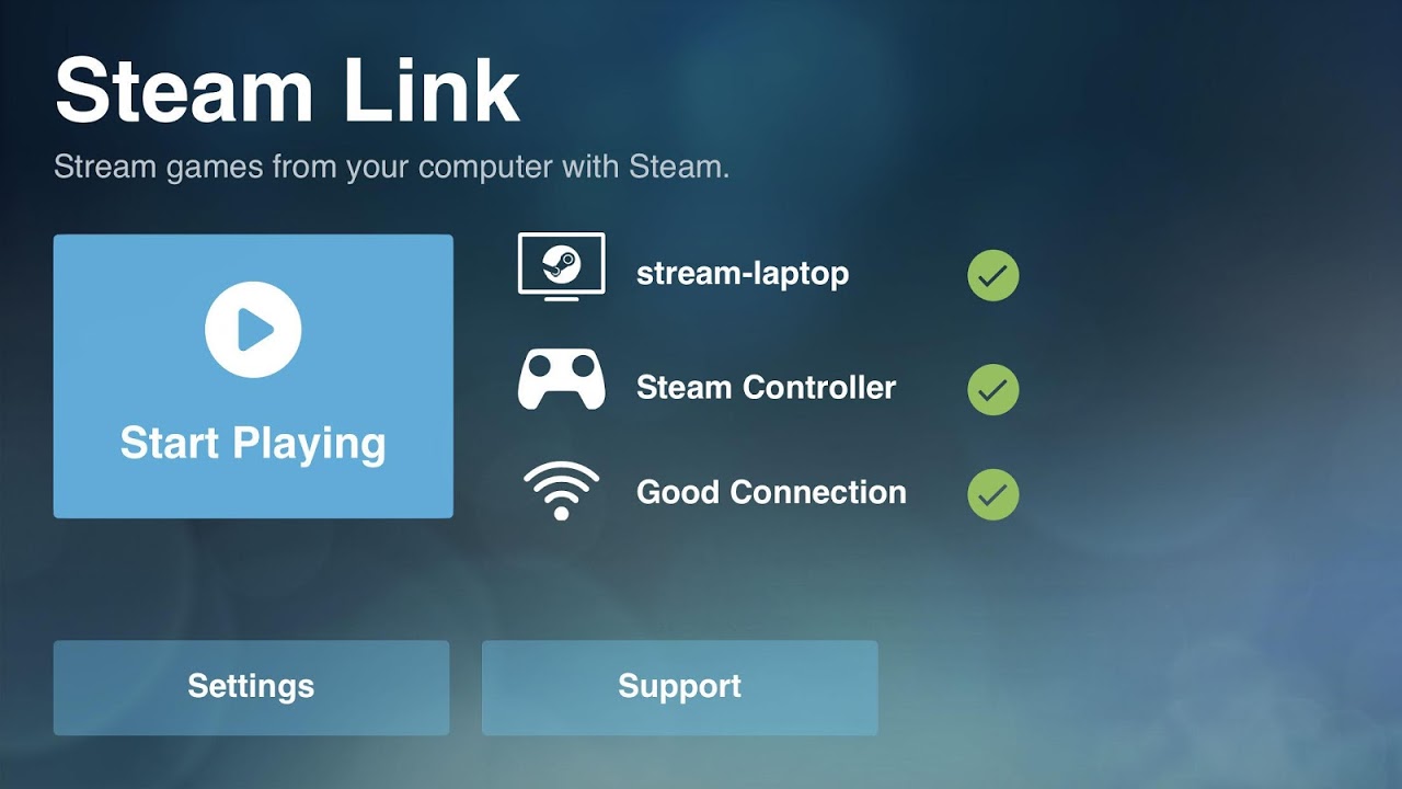 Steam Link скачать бесплатно Полезные инструменты на Android из каталога  RuStore от Valve Corporation