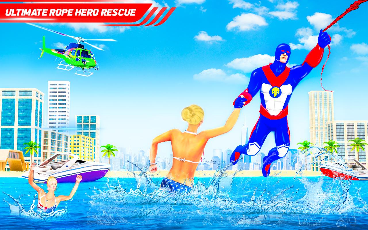 Police Robot Rope Hero скачать бесплатно Экшен на Android из каталога  RuStore от Falcon Gamerz