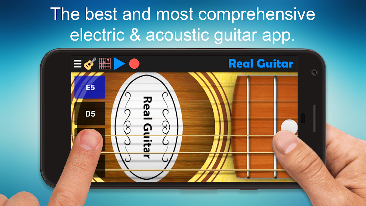 Real Guitar скачать бесплатно Музыкальные на Android из каталога RuStore от  Rodrigo Kolb