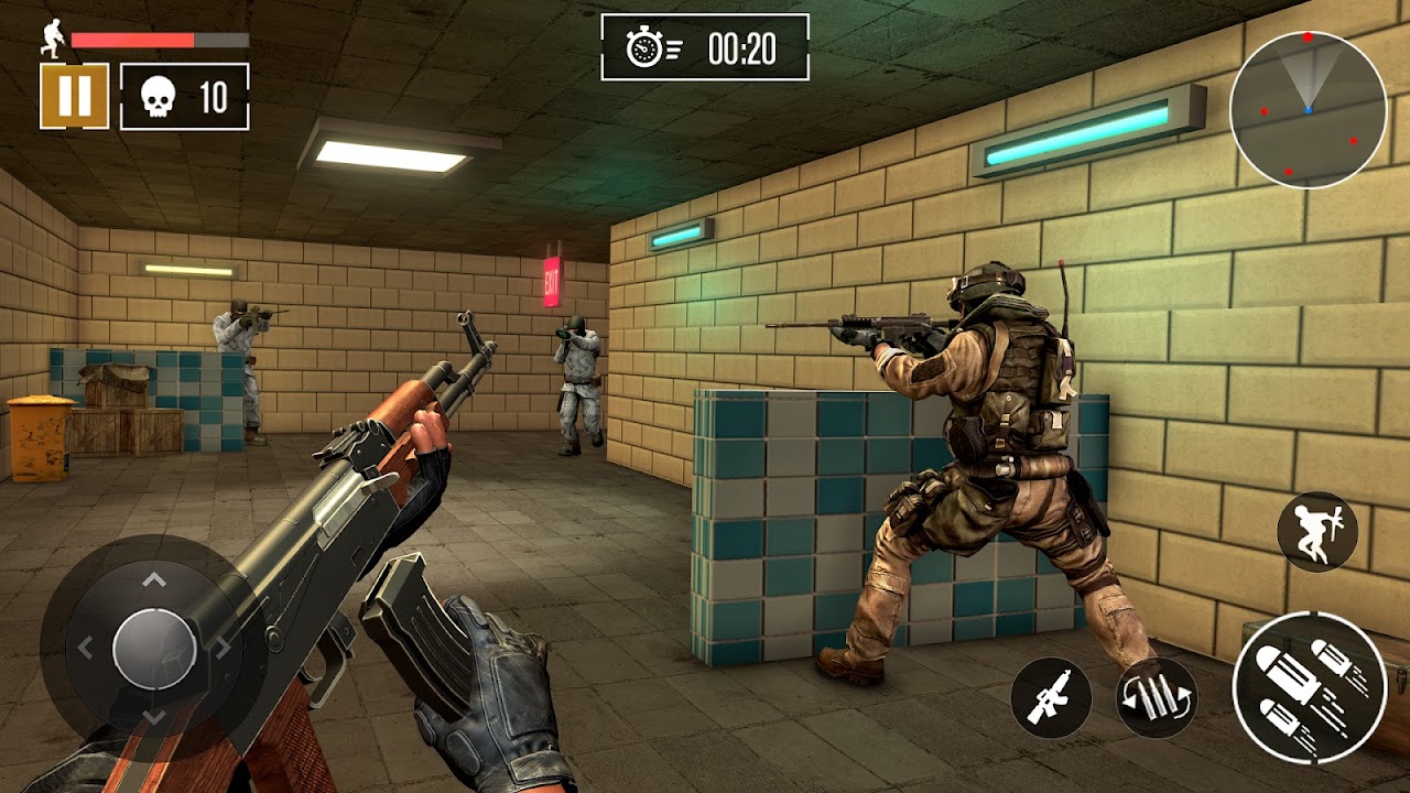 FPS Commando Secret Mission скачать бесплатно Экшен на Android из каталога  RuStore от Hazel Mobile Games