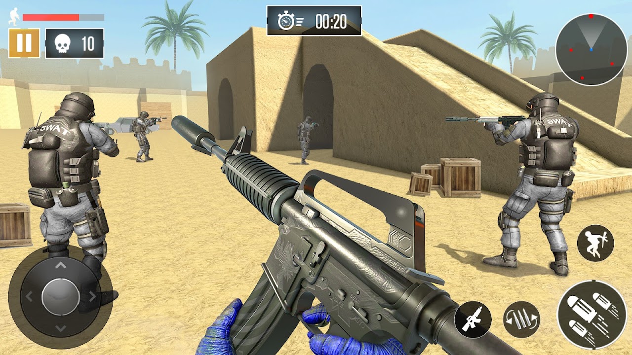 FPS Commando Secret Mission скачать бесплатно Экшен на Android из каталога  RuStore от Hazel Mobile Games