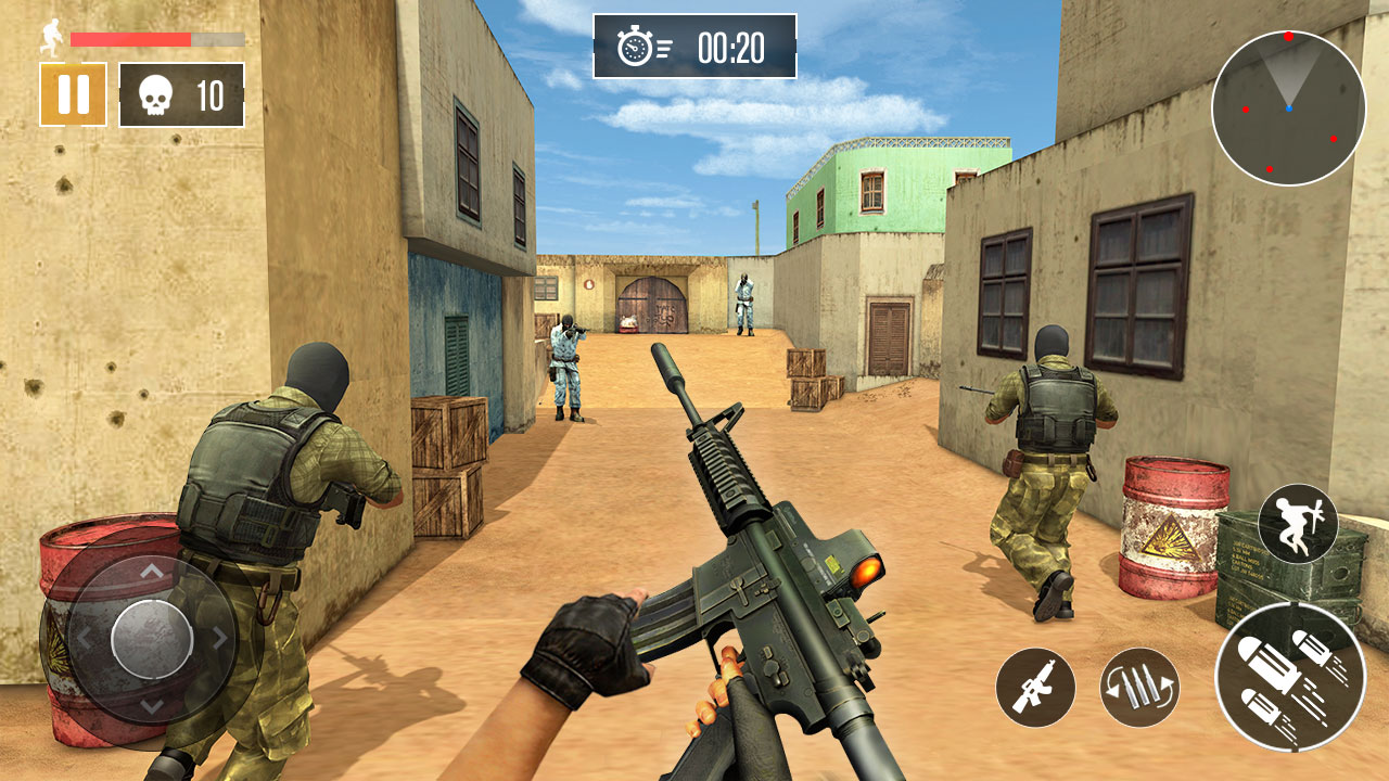 FPS Commando Secret Mission скачать бесплатно Экшен на Android из каталога  RuStore от Hazel Mobile Games