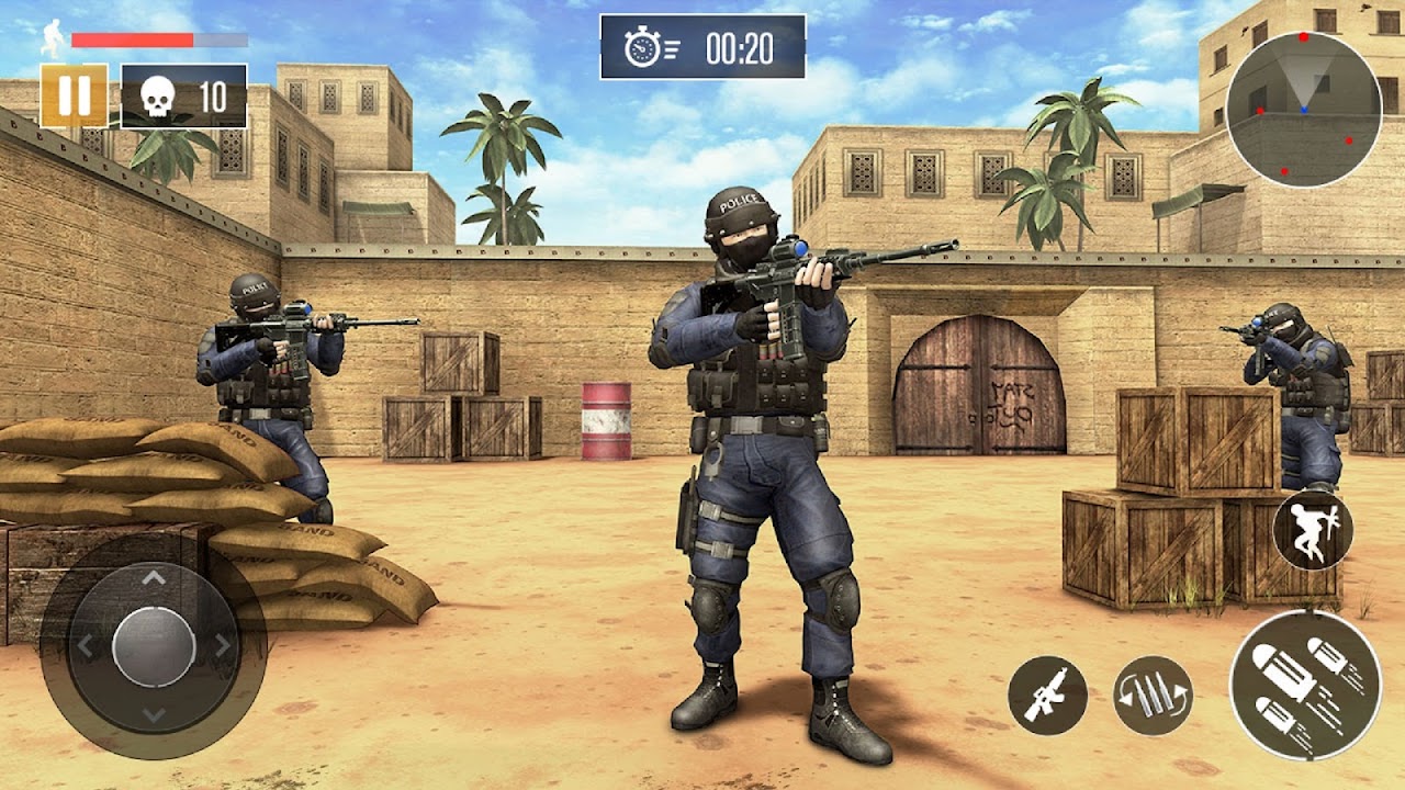 FPS Commando Secret Mission скачать бесплатно Экшен на Android из каталога  RuStore от Hazel Mobile Games