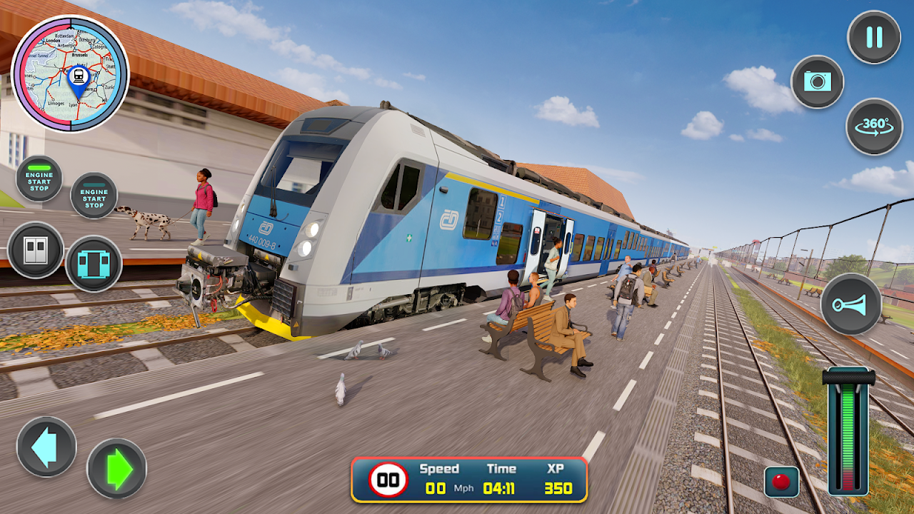 City Train Driver- Train Games скачать бесплатно Симуляторы на Android из  каталога RuStore от Imperial Arts Pty Ltd