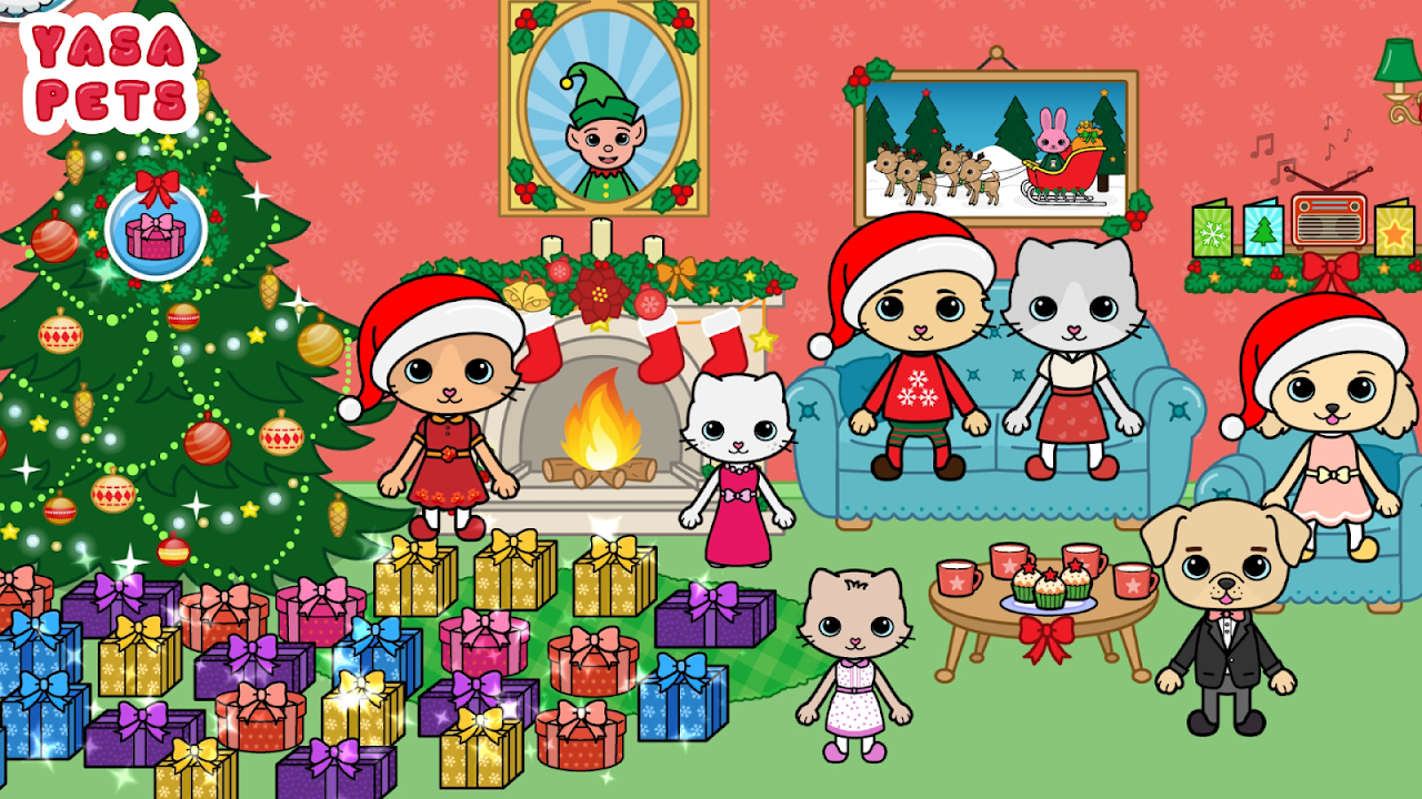 Yasa Pets Christmas скачать бесплатно Детские на Android из каталога  RuStore от Yasa Pets