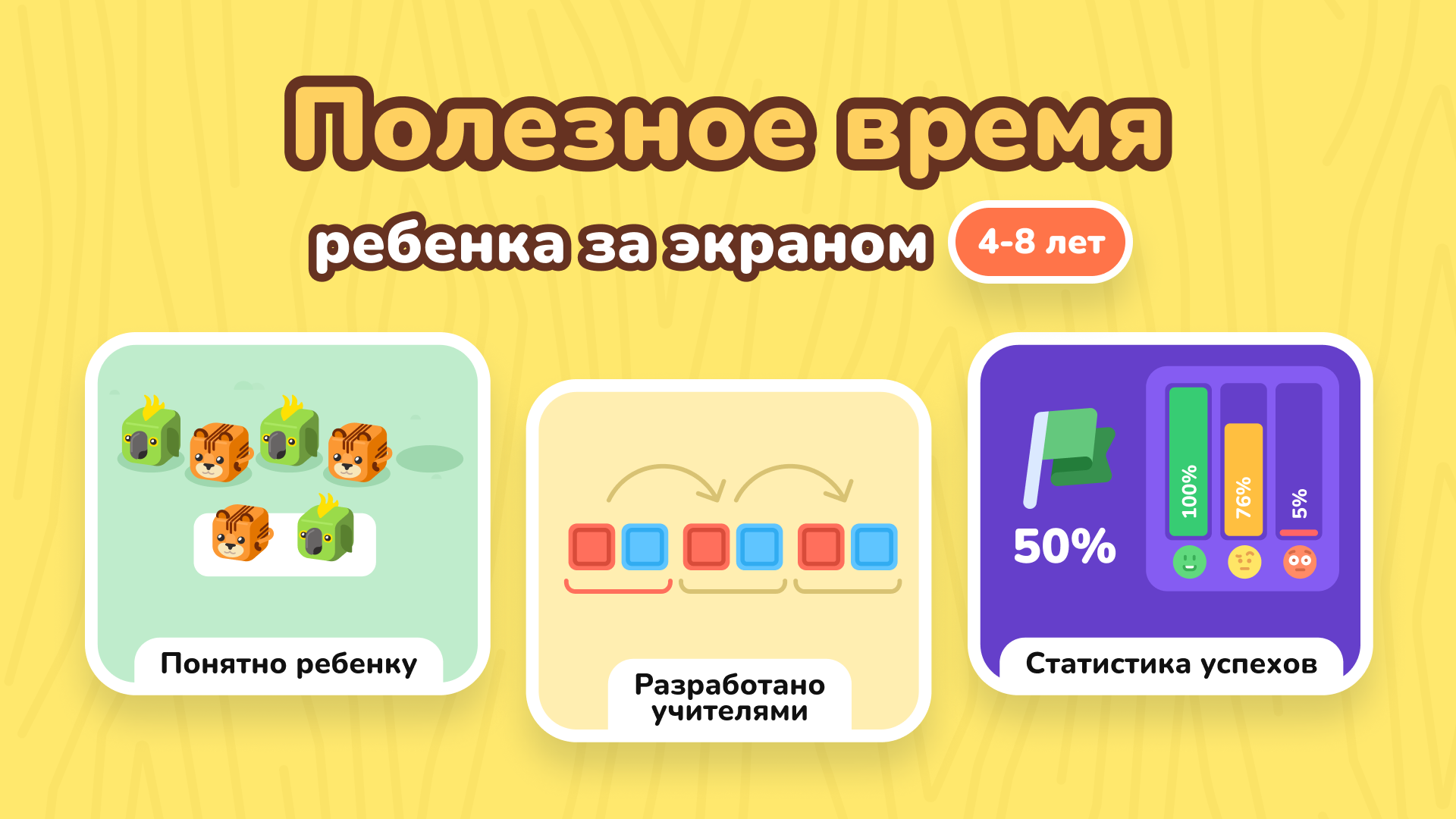 ЛогикЛайк Развивающие игры 4-8 скачать бесплатно Детские на Android из  каталога RuStore от ООО «КИДС АППС»