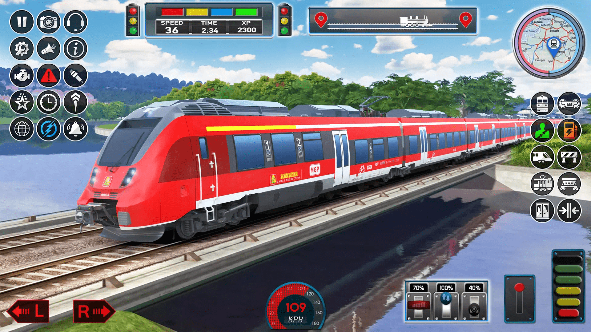 City Train Simulator 2020 скачать бесплатно Симуляторы на Android из  каталога RuStore от Monster Games Productions PTY LTD