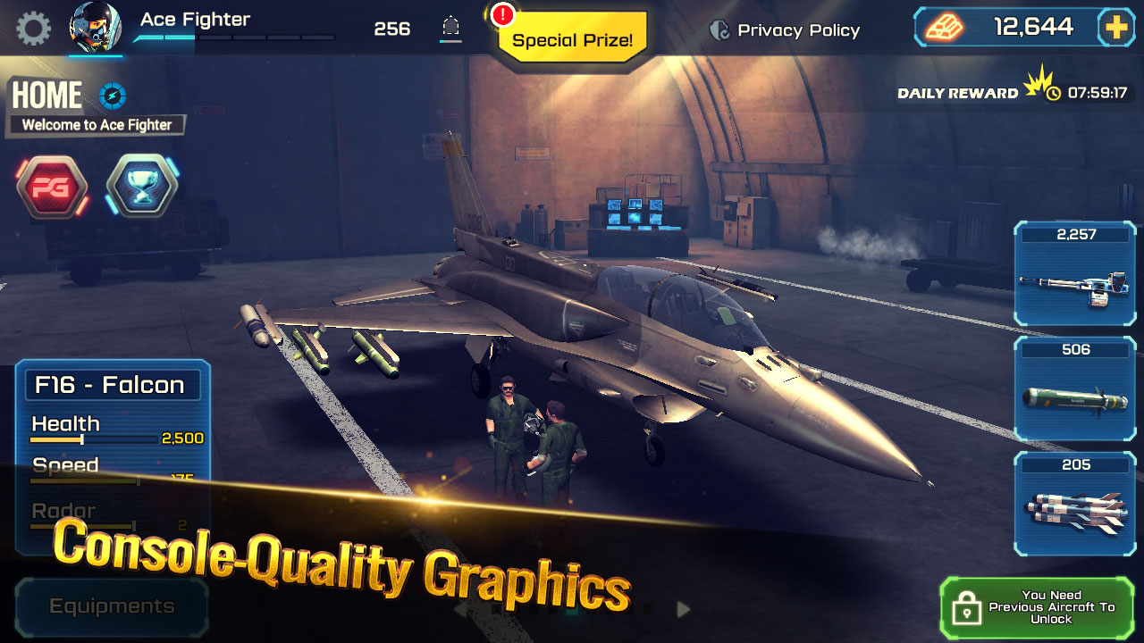 Ace Fighter: Modern Air Combat скачать бесплатно Экшен на Android из  каталога RuStore от Action Games Az