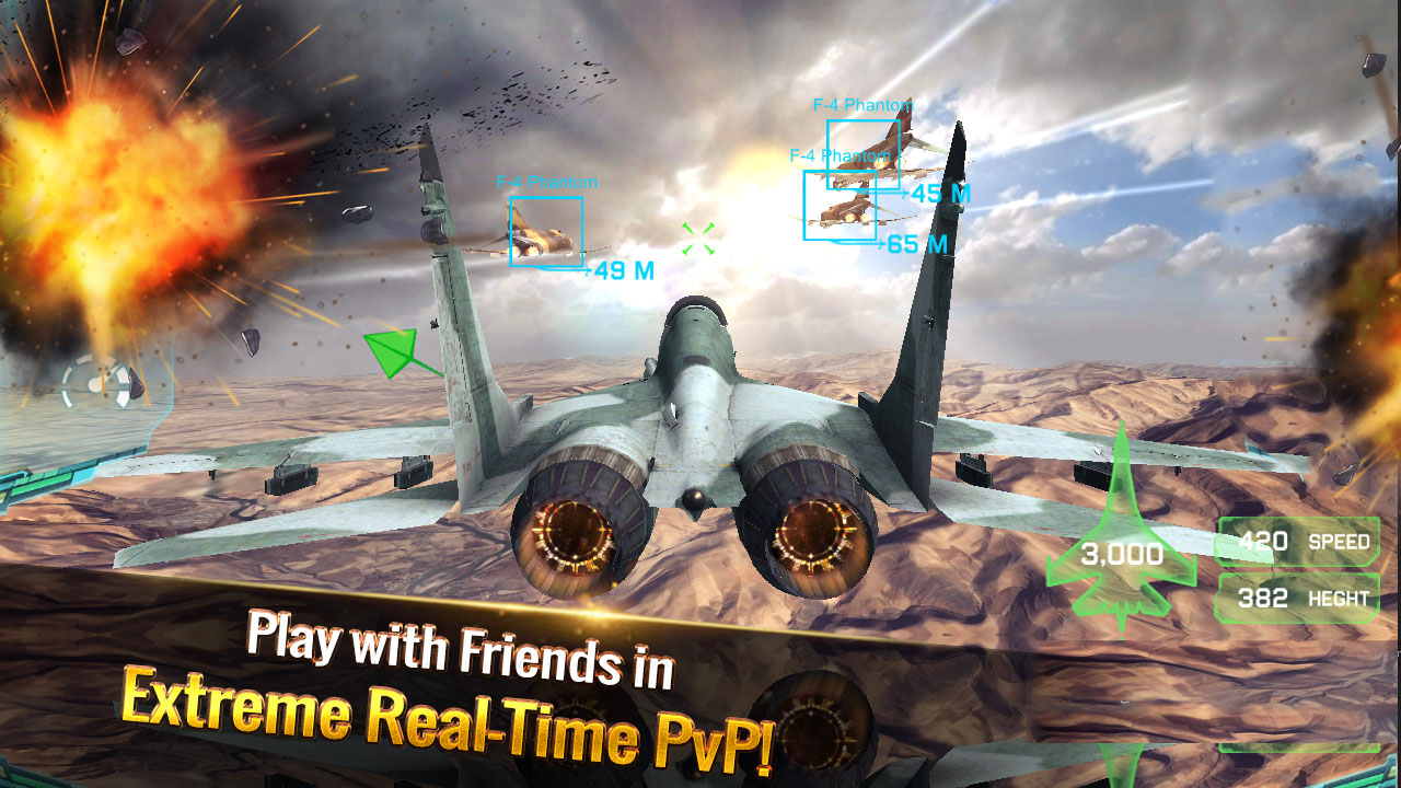 Ace Fighter: Modern Air Combat скачать бесплатно Экшен на Android из  каталога RuStore от Action Games Az