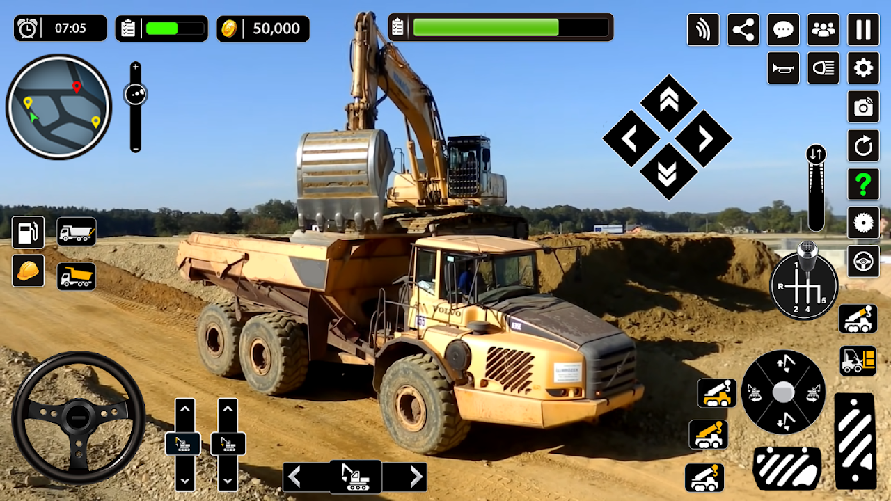 Snow Offroad Construction Game скачать бесплатно Симуляторы на Android из  каталога RuStore от GamePark