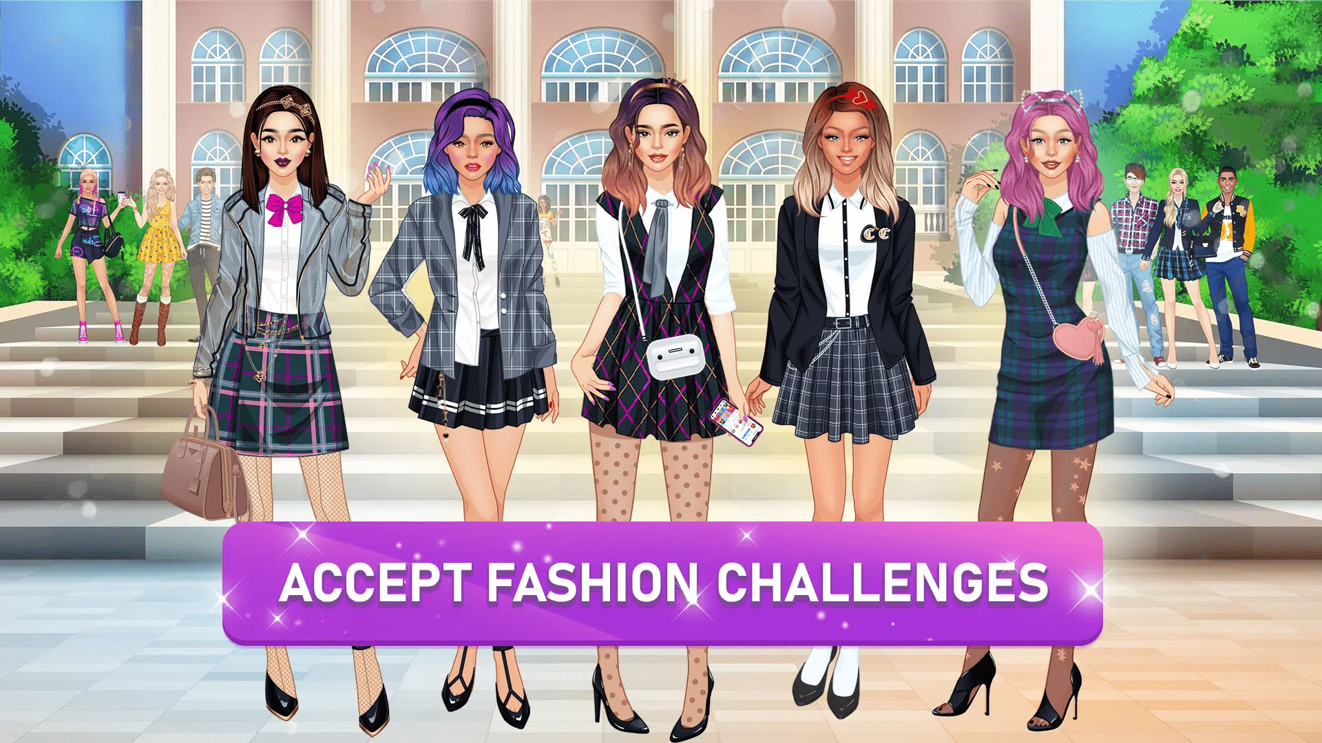 College Girls Team Makeover скачать бесплатно Казуальные на Android из  каталога RuStore от Teenage Fashion Dress Up