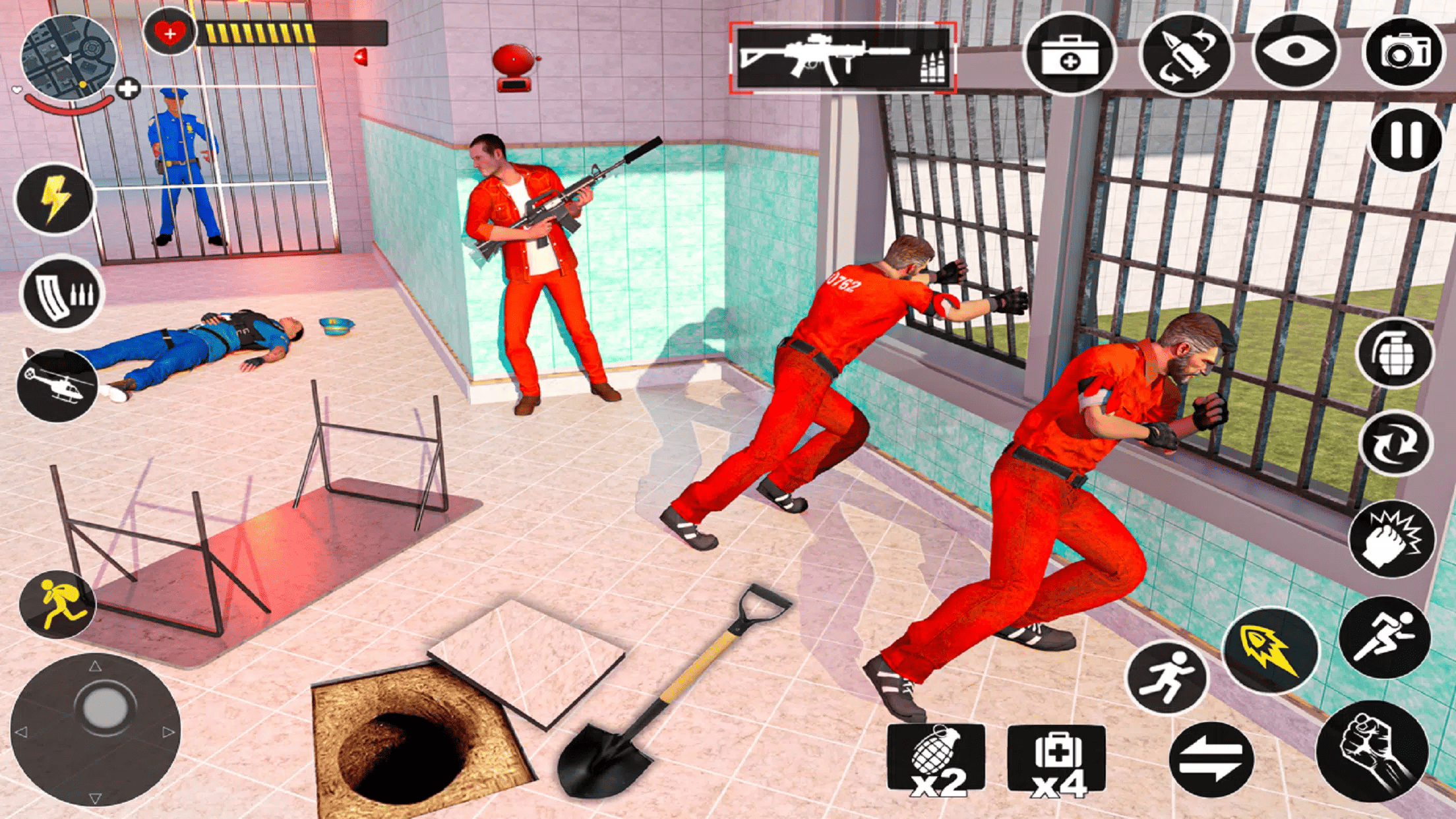 Grand Jail Break Prison Escape:New Prisoner Games скачать бесплатно Экшен  на Android из каталога RuStore от Game Zee