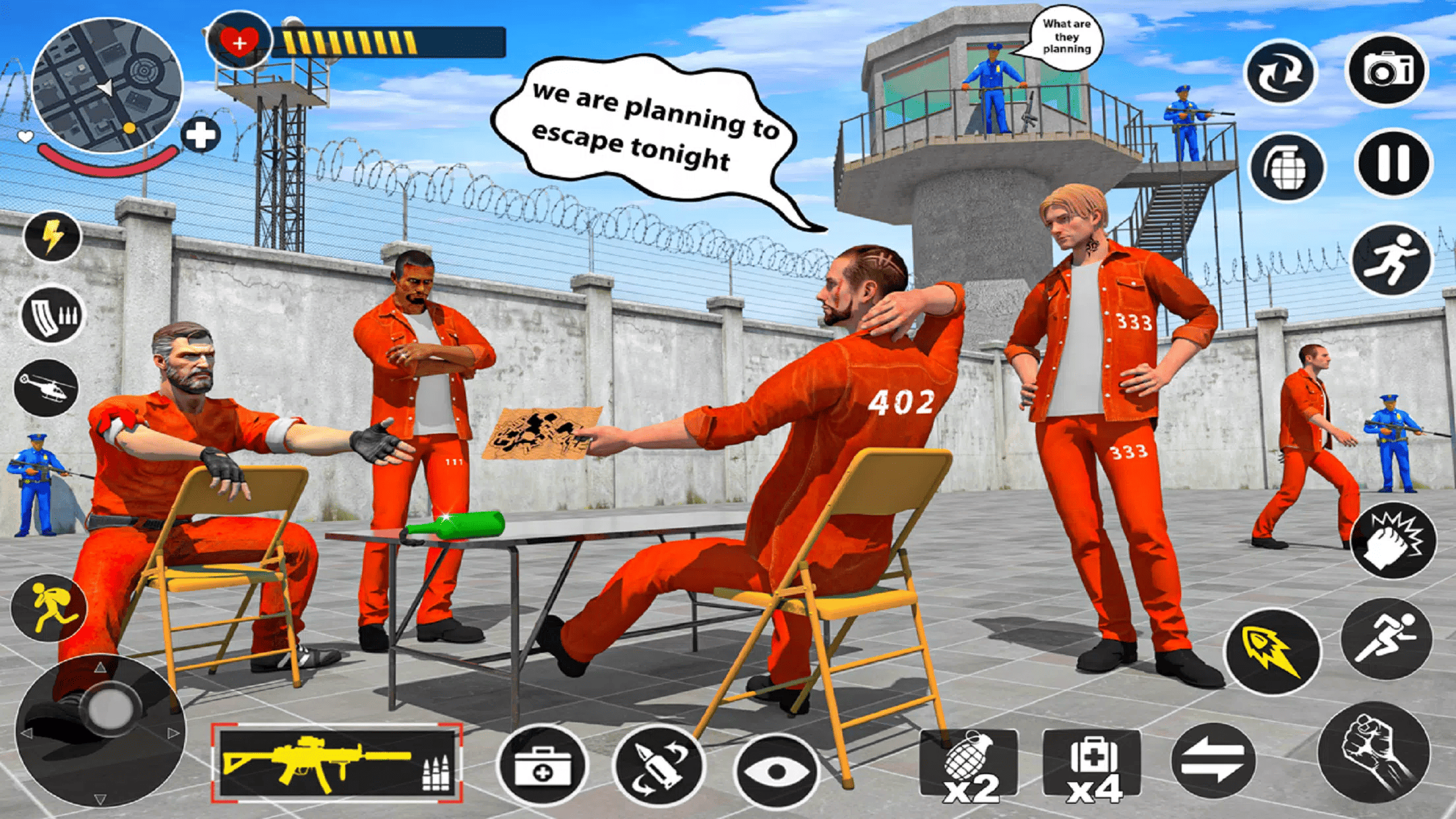 Grand Jail Break Prison Escape:New Prisoner Games скачать бесплатно Экшен  на Android из каталога RuStore от Game Zee