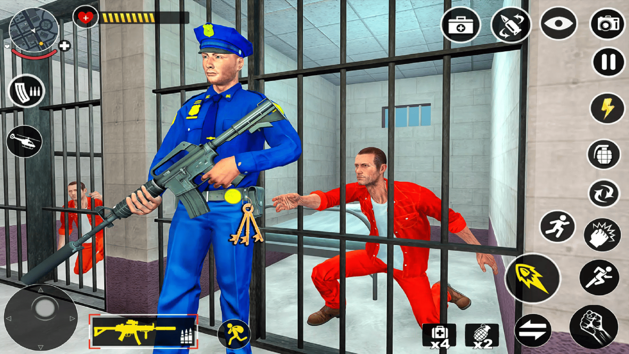 Grand Jail Break Prison Escape:New Prisoner Games скачать бесплатно Экшен  на Android из каталога RuStore от Game Zee