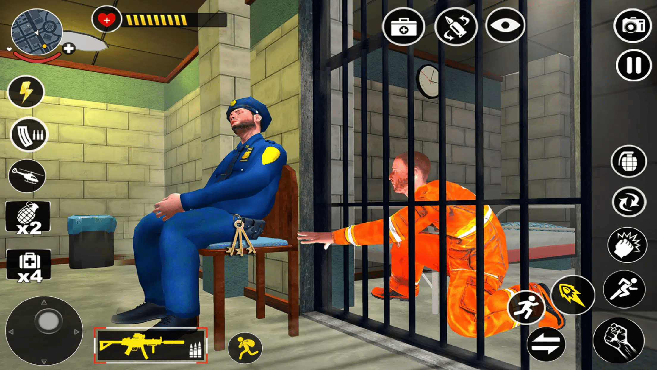 Grand Jail Break Prison Escape:New Prisoner Games скачать бесплатно Экшен  на Android из каталога RuStore от Game Zee