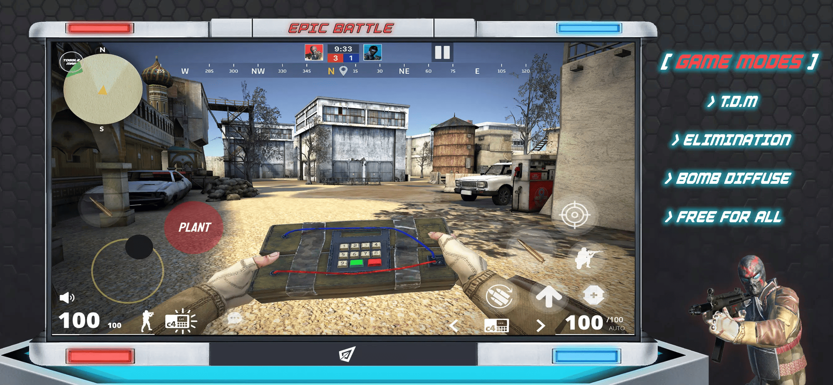 Epic Battle: CS GO Mobile Game скачать бесплатно Шутеры на Android из  каталога RuStore от Prism Studios