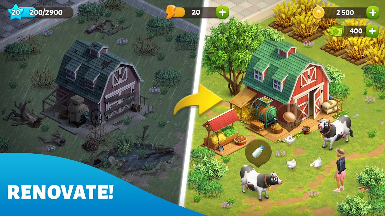 Spring Valley: Farm Game скачать бесплатно Симуляторы на Android из  каталога RuStore от Playkot LTD