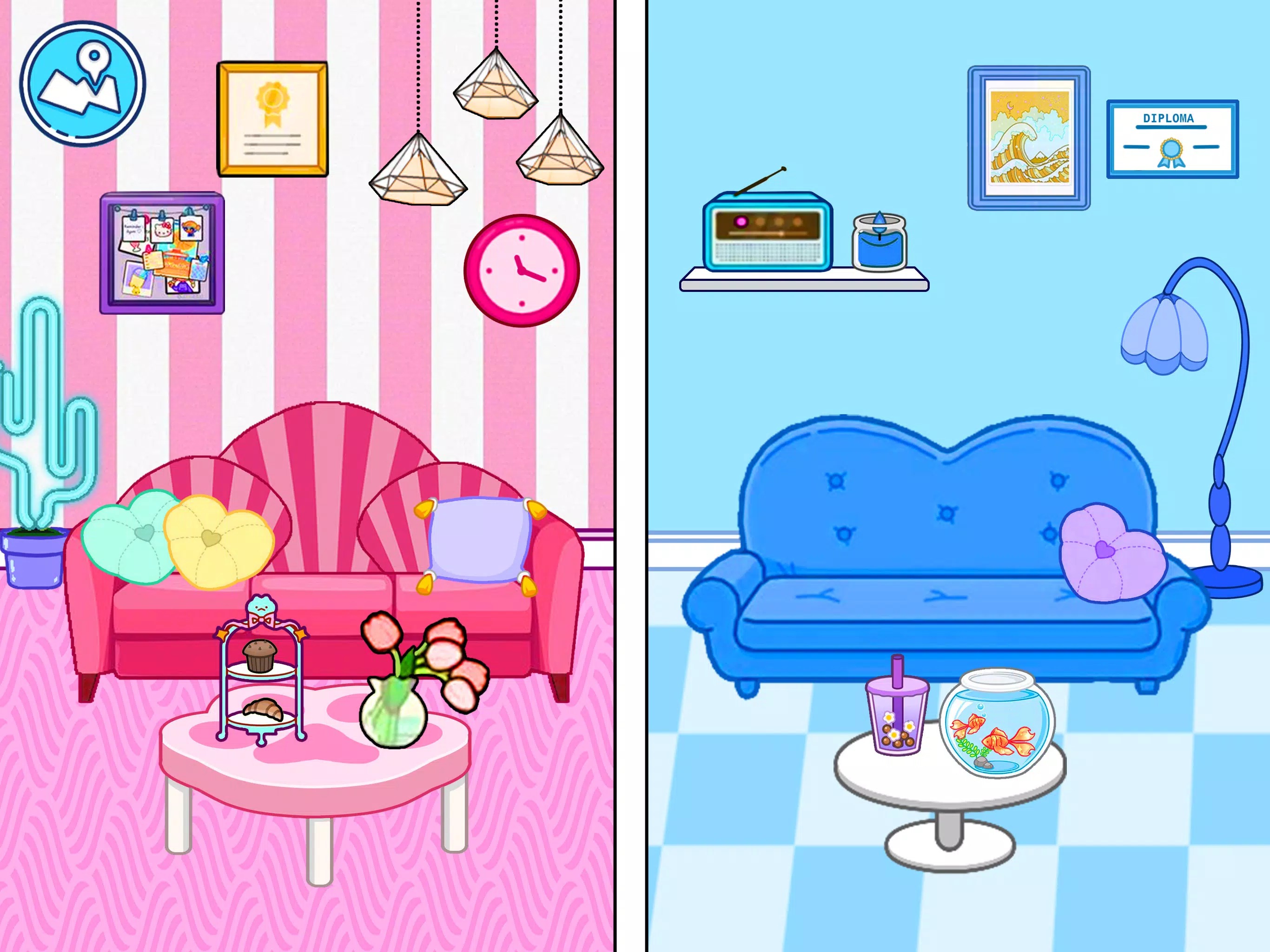 Princess Town Dream House Game скачать бесплатно Детские на Android из  каталога RuStore от Kids Food Games Inc.