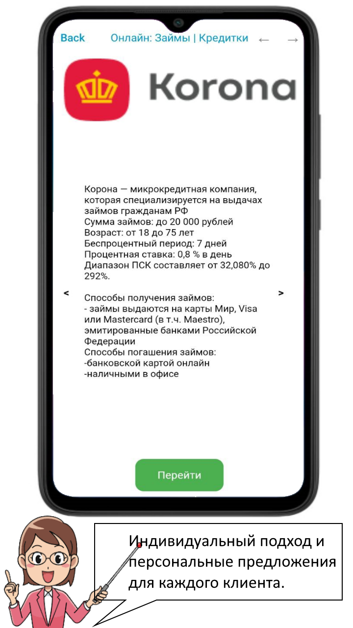 Онлайн Займы Кредиты Кредитки - История МФО скачать бесплатно Финансы на  Android из каталога RuStore от Gleb Fisher