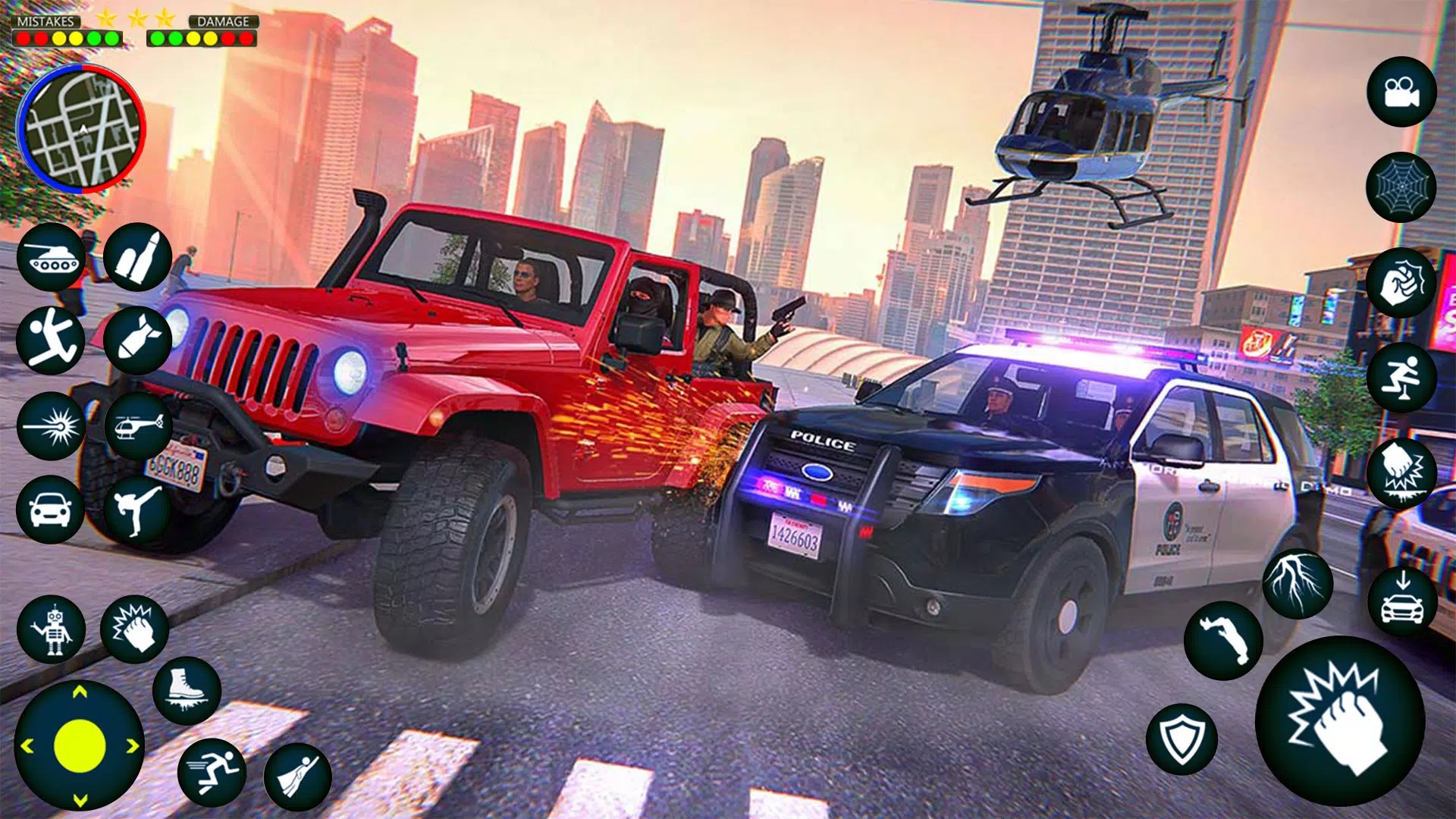 Police Crime Chase: Vice Town скачать бесплатно Экшен на Android из  каталога RuStore от Proficient Games