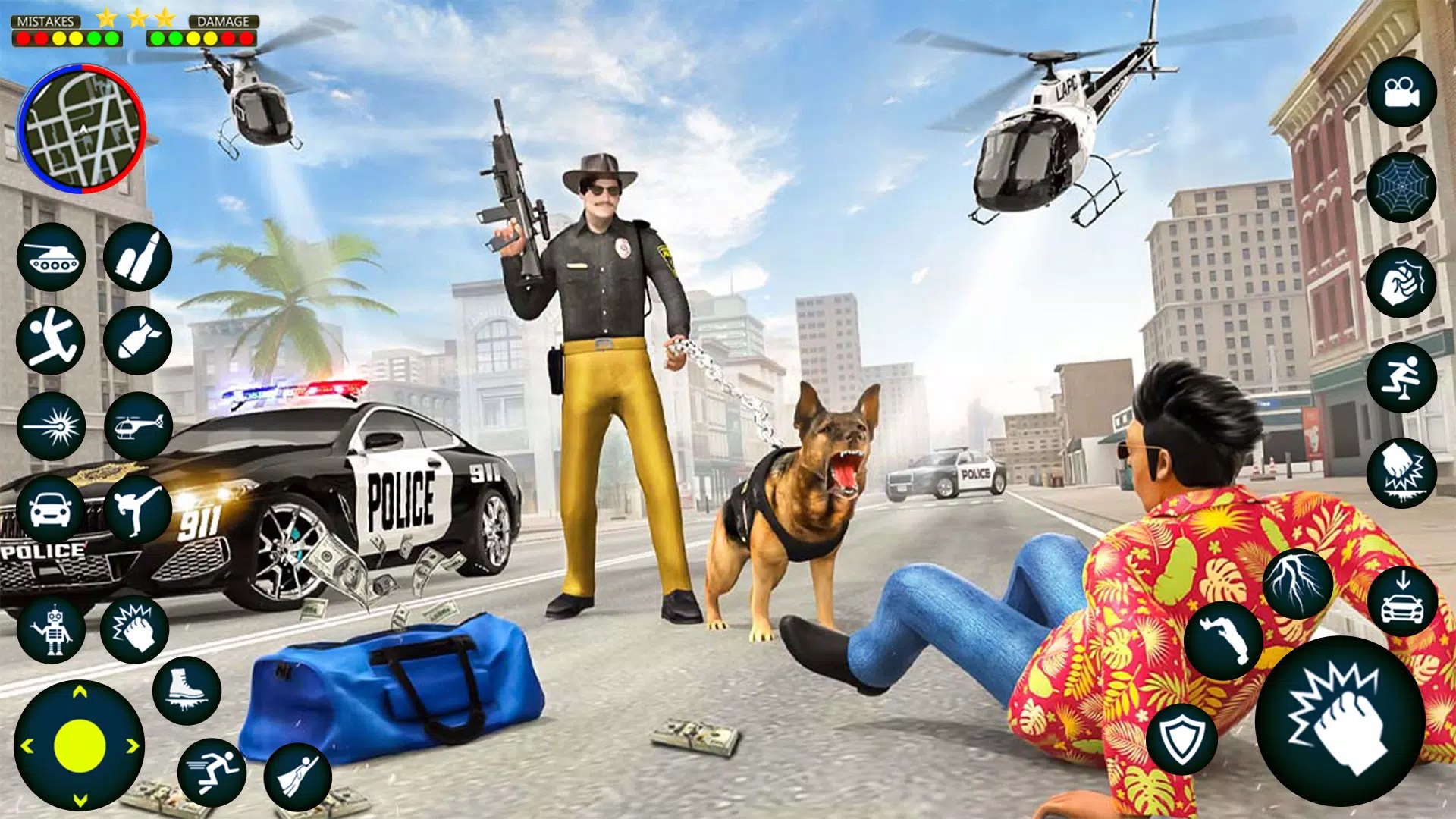 Police Crime Chase: Vice Town скачать бесплатно Экшен на Android из  каталога RuStore от Proficient Games