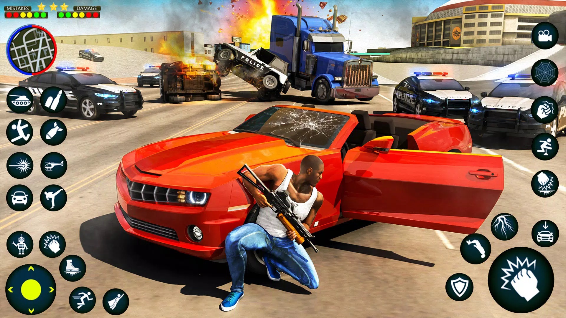 Police Crime Chase: Vice Town скачать бесплатно Экшен на Android из  каталога RuStore от Proficient Games