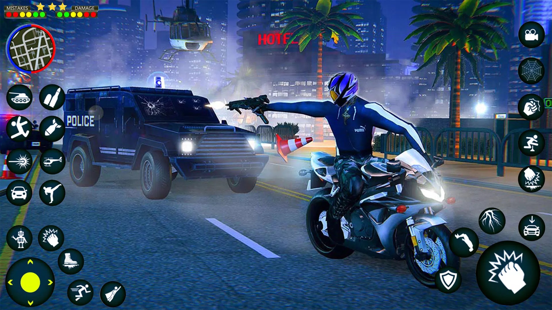 Police Crime Chase: Vice Town скачать бесплатно Экшен на Android из  каталога RuStore от Proficient Games