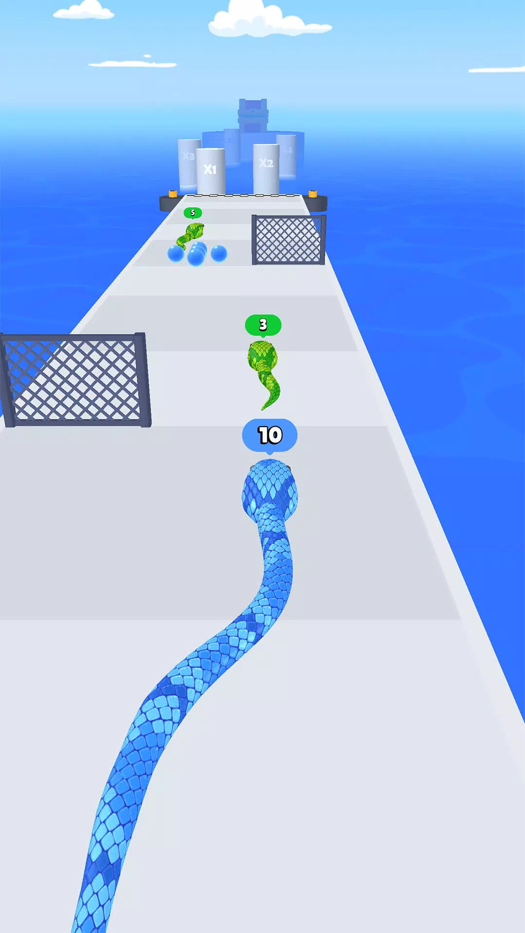 Snake Run Race・3D Running Game скачать бесплатно Казуальные на Android из  каталога RuStore от Freeplay Inc