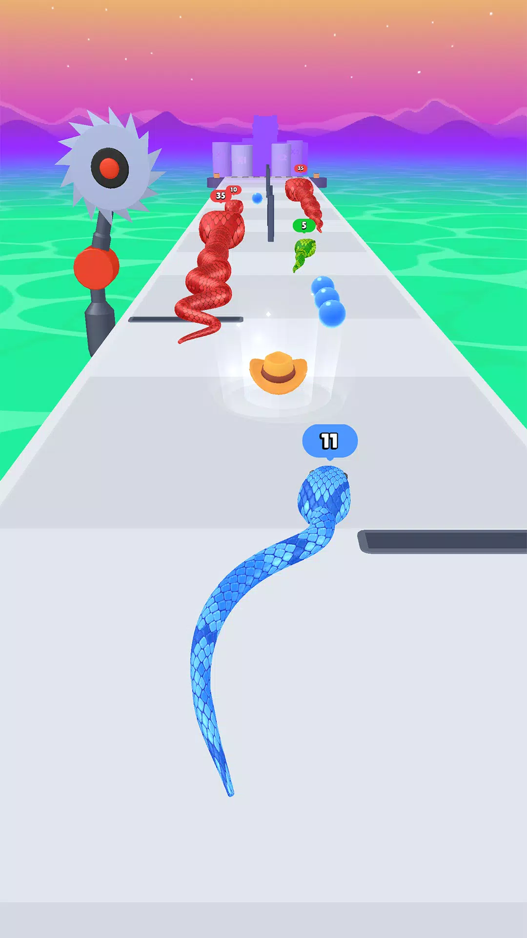 Snake Run Race・3D Running Game скачать бесплатно Казуальные на Android из  каталога RuStore от Freeplay Inc