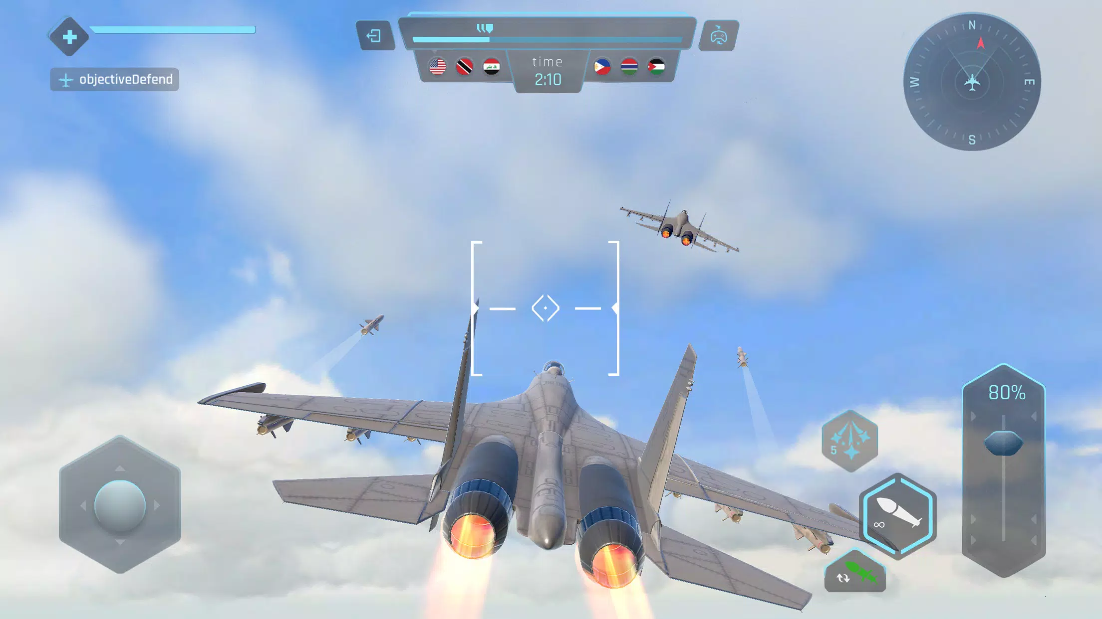 Sky Warriors: Airplane Games скачать бесплатно Симуляторы на Android из  каталога RuStore от Wildlife Studios