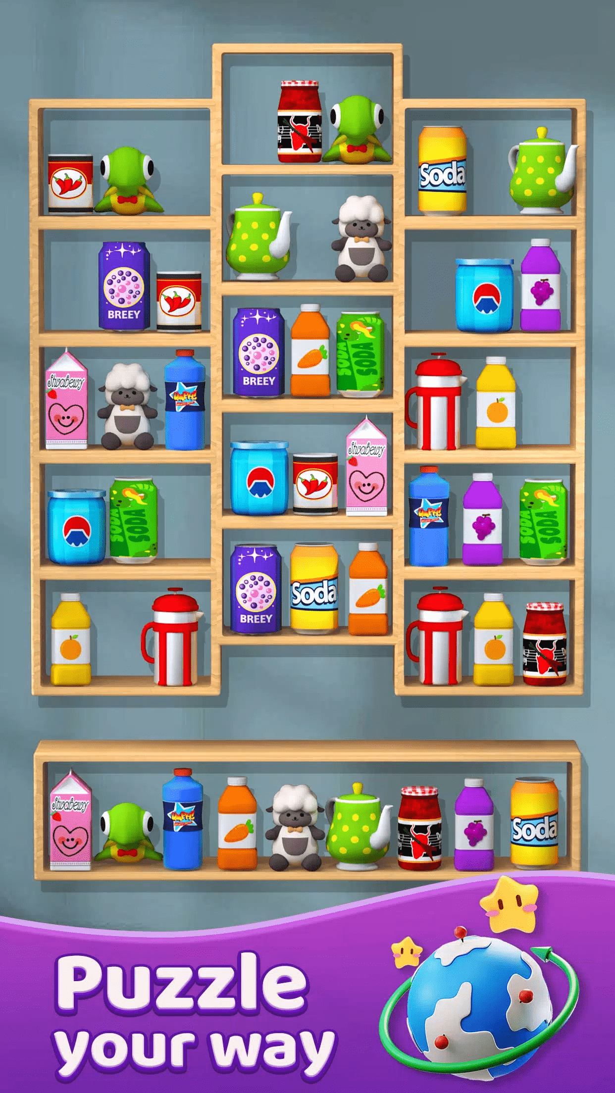 Goods Sort™ - Sorting Games скачать бесплатно Головоломки на Android из  каталога RuStore от Mind Crush